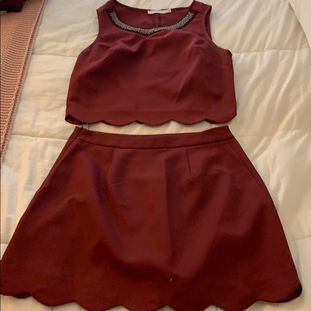 Super cute Lush business casual two piece outfit